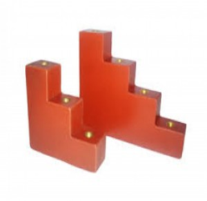 Aislador de resina bornera tipo escalera 3 pasos