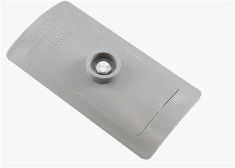 Portafusible de PVC para poste de fierro