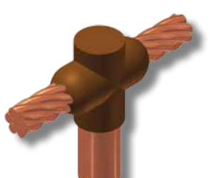 Molde de Grafito Tipo CR2 Tipo T Thermoweld