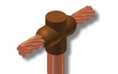 Molde de Grafito Tipo CR2 Tipo T Thermoweld