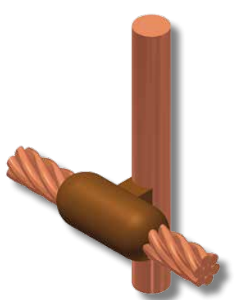Molde de Grafito Tipo CR3 Tipo T Thermoweld Molde de Grafito Tipo CR3 Tipo T Thermoweld